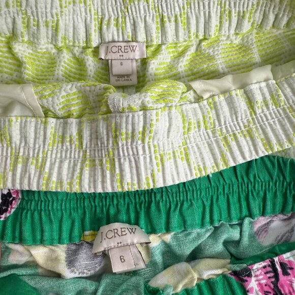 J.Crew Factory Womens Bundle of 4 Shorts Linen Cotton Size 6 - Picture 6 of 12
